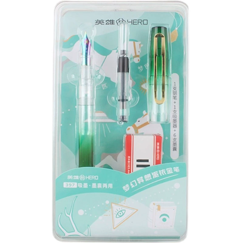 HERO, fresh changeable pen for students, gradient