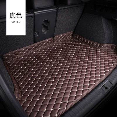 delivery rear warehouse mat, Trunk Mat - bottom-pad-coffee-rice-pure-diamond-vv-material-message-model-year
