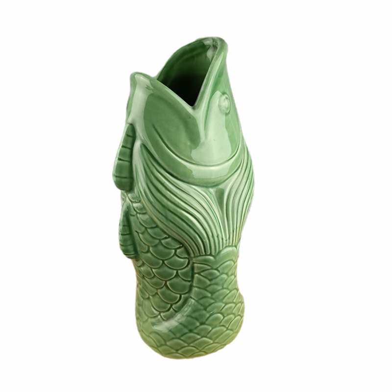 Cruz-frontera TikiMug tótem taza cerámica princesa serie sirena cóctel taza sirena Tiki taza