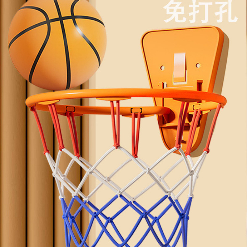 免打孔室内篮球框壁挂式静音球投篮球框儿童篮球架可折叠篮筐家用