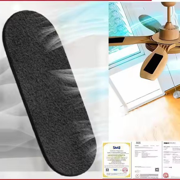 Cross-Border Universal Ceiling Fan Blade Air Filter Activated Carbon Filter Purifier Pad Filter Cotton Filter Net