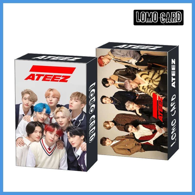 Хитовые звезды вокруг StrayKids Ateez Astro NCT LOMO новая карточка альбома благословение маленькая карточка