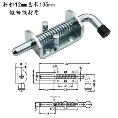 Resorte de acero inoxidable para maquinaria, uso industrial y automotriz