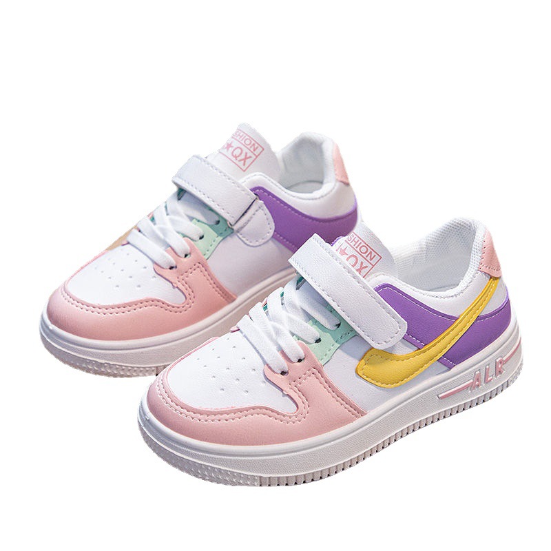 Children's board shoes 2023 spring new soft bottom casual sports shoes fashion thin breathable boys and girls primary school shoes