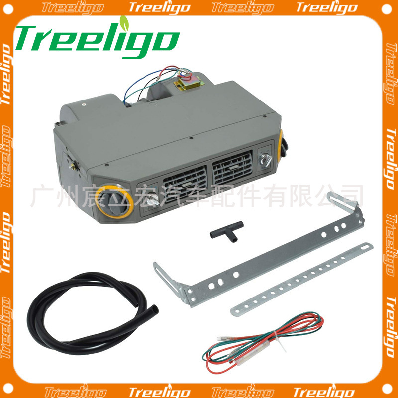 Conjunto de sistema de aire acondicionado para automóvil Kit de 12v24v Conjunto de evaporador integrado de refrigeración y calefacción Compresor inverter scroll