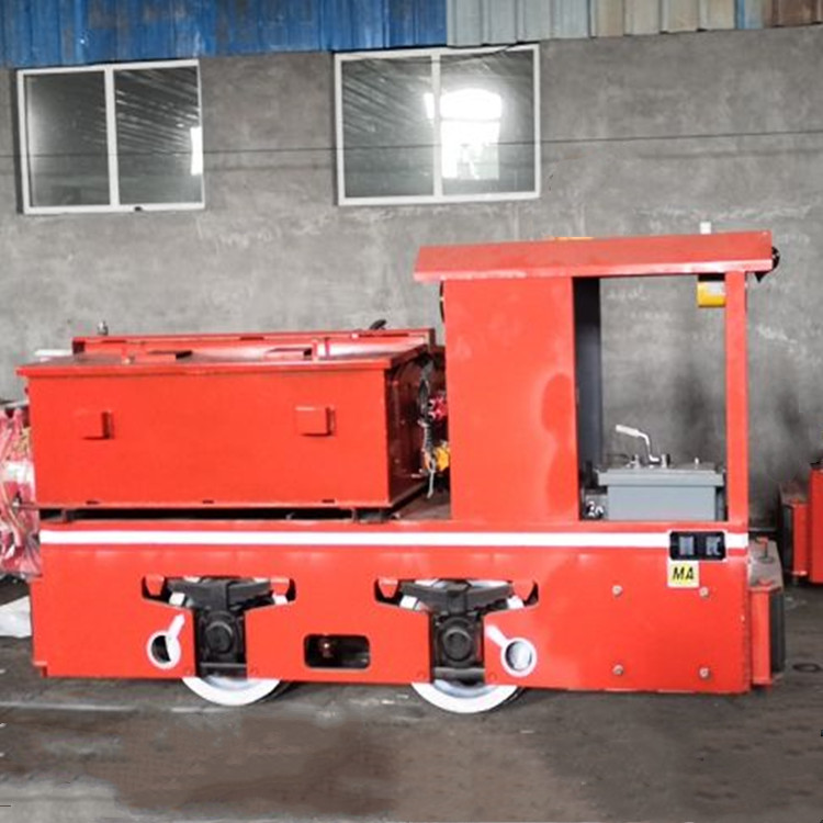 矿用电机车厂家 5吨蓄电池电机车井下牵引出渣机头