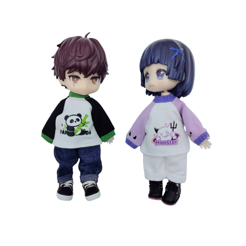 Ob11 Baby Clothes Gsc Clayman Sweatshirt 12 Points Bjd Loose Body9 Raglan Sweatshirt Ymy Asi 2.0 Outer Wear