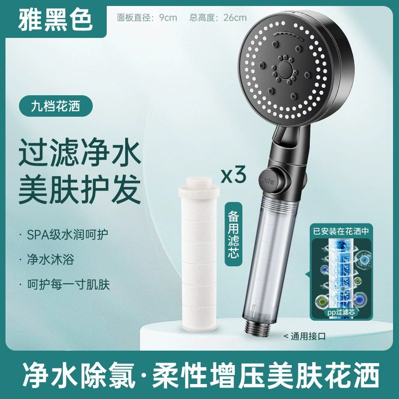 Новый фильтр и сдавливающая душ-м Shower head суперпрочность душевой лейка лейка дождевой душ прессованный набор