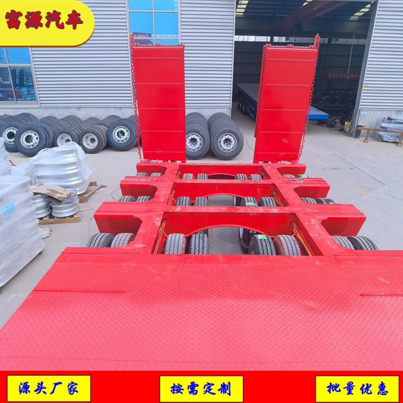 Прямые поставки с завода трехосный шестиосный низкорамный полуприцеп для перевозки крупногабаритных грузов