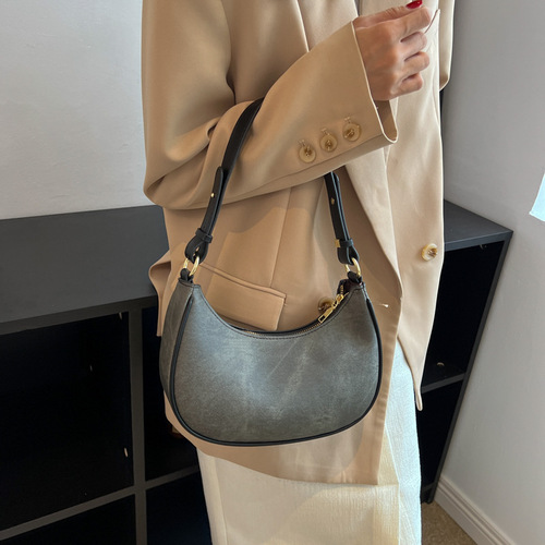 This year's popular small bag women's summer new fashion armpit bag ins style denim shoulder crossbody bag