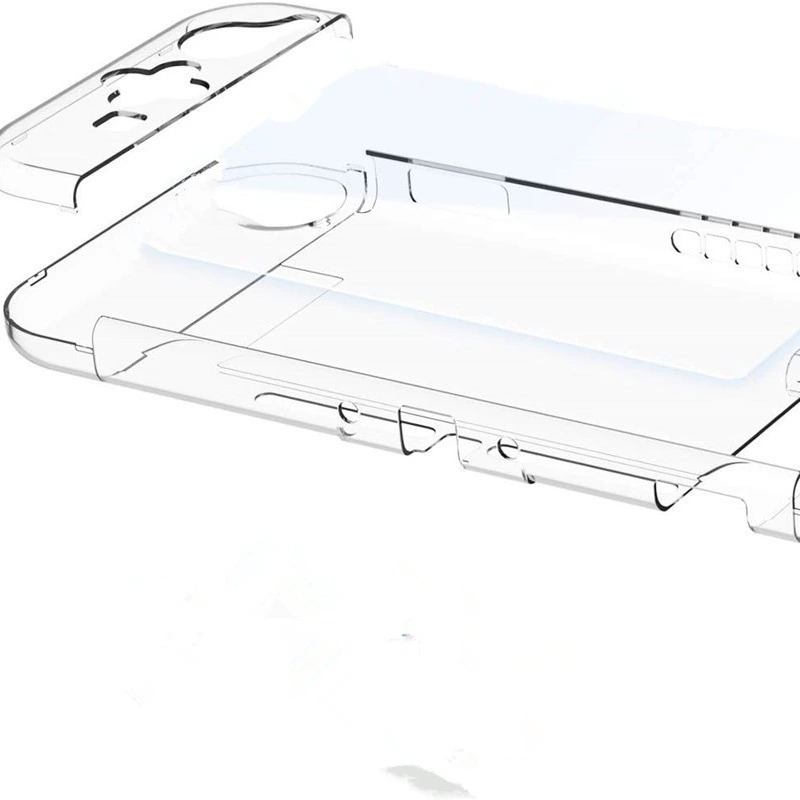 Suitable for Nintendo SWITCH game machine crystal NS protective case transparent set PC thin plug base