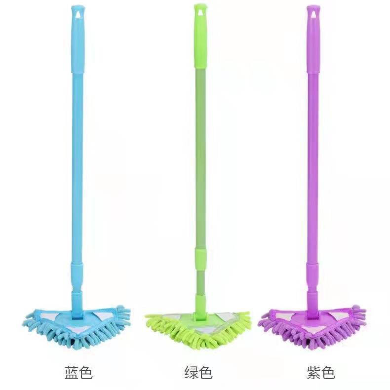 Factory Direct supply lazy hand-free mini triangle small mop retractable household floor strong surface glass cleaner