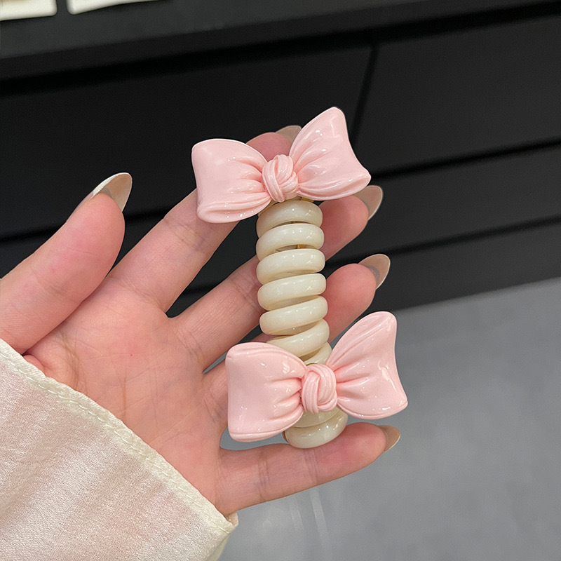 Línea telefónica trenzada transfronteriza, anillo para el cabello, perla, cabello trenzado recto, artefacto femenino, cola de caballo alta, burbuja, cabello trenzado, cuerda, accesorios para el cabello