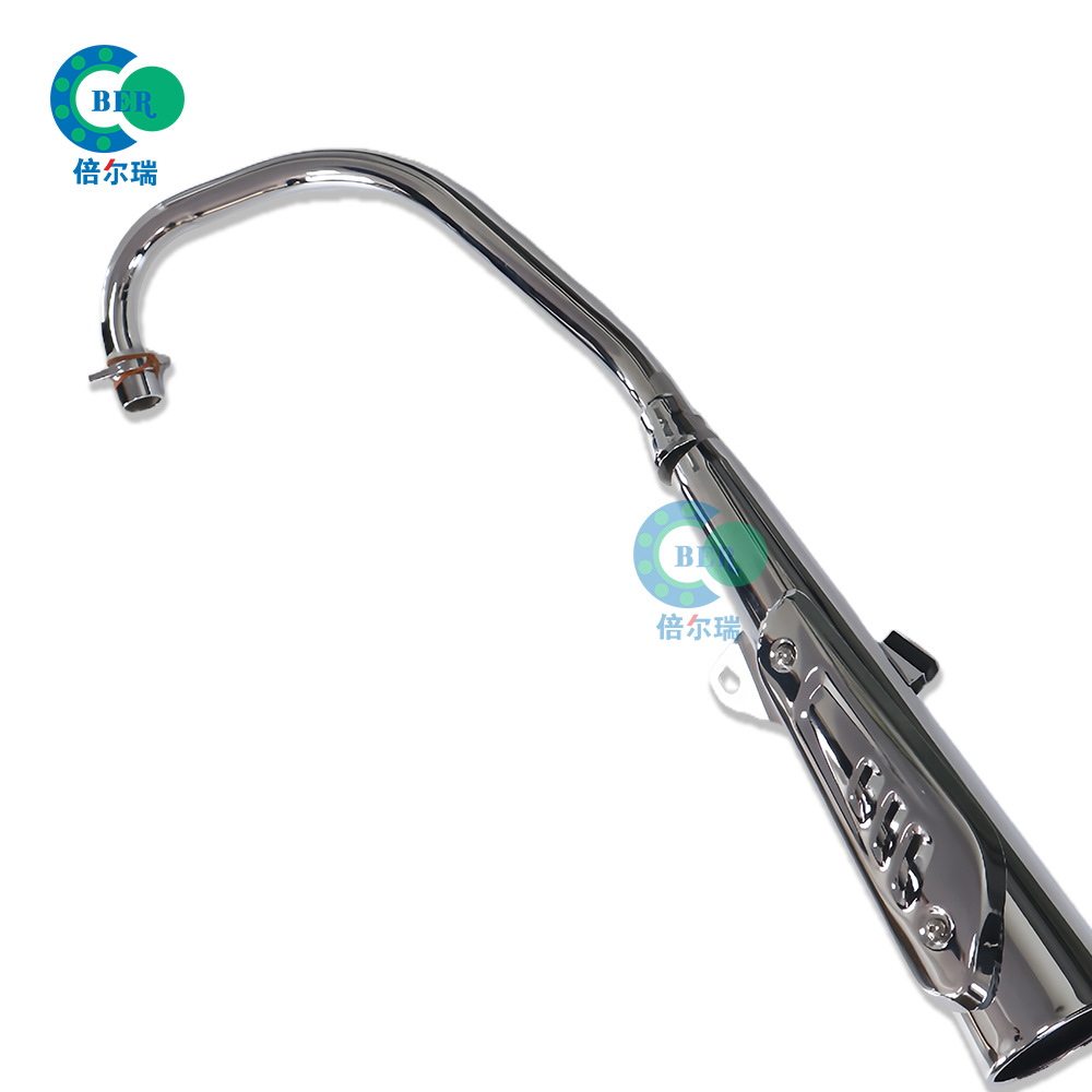 Adaptación CG125 sistema de escape completo de motocicleta 125CC silenciador de escape universal