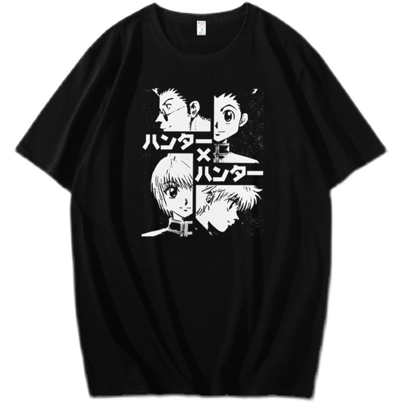 Фултайм охотник футболка Killua периферийное сочленение анимация свободная ученическая футболка с коротким рукавом Gon Phantom Troupe Sissoko одежда