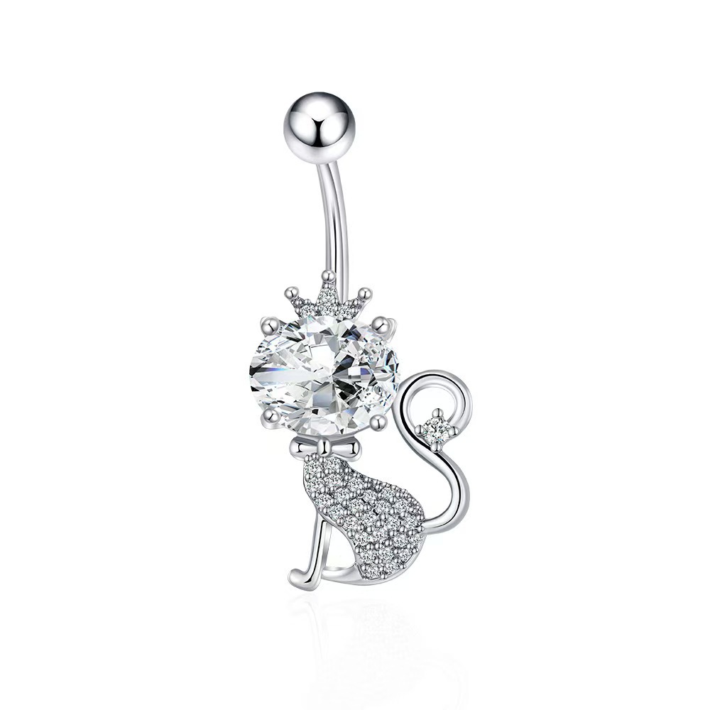 Bowknot Belly Button Ring, Gold Plated Copper Dangle Navel Jewelry for Women, Summer Fashion detail image 7