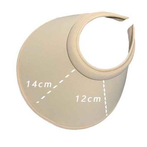 Korean UV sun hat with large brim, ice silk women's summer outdoor cycling sun hat, anti-UV, open-top sun hat