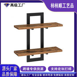 跨境墙面置物架卫生间壁挂式置物架背景墙装饰支架收纳置物架工厂