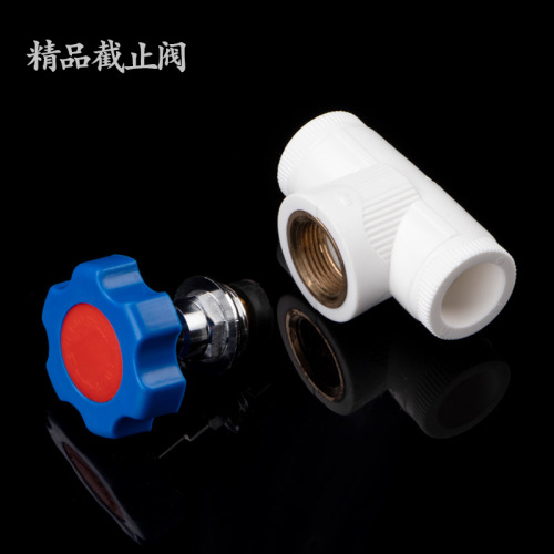 PPR lifting type valve, shut-off valve, spiral valve, gate valve, self-water pipe valve, switch, water switch, home use 4/8-inch
