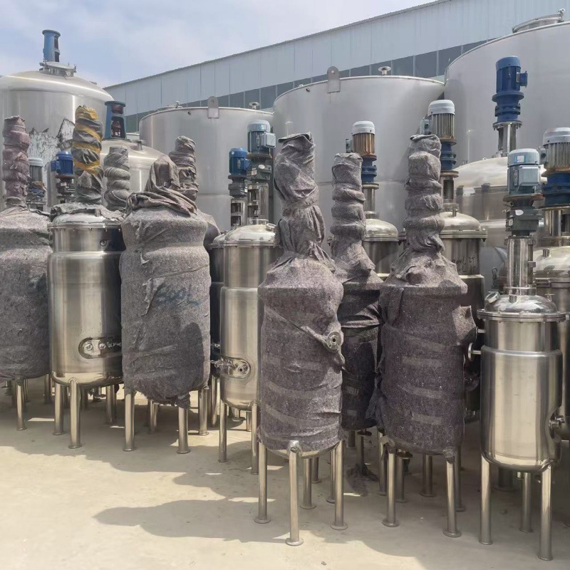 出售二手不锈钢发酵罐  化工真空发酵设备 不锈钢双层立式密封罐