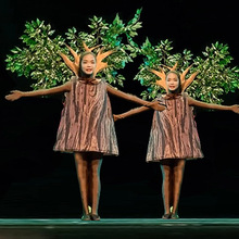 六一幼儿小树苗环保树木森林话剧舞台表演服装儿童大树舞蹈演出服