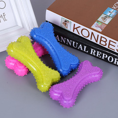 Cross-border pet training toys TPR whistle footprint biscuits dog chewing and molar decompression teeth cleaning dog toys supplies