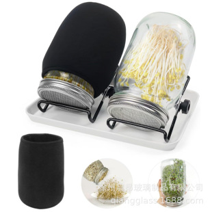 mason Jar Germination Jar Stainless Steel Germination Stand Stainless Steel Mesh Cover Germination Cover mason Glass Jar