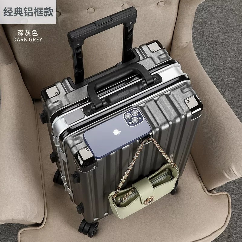 Durable capacious suitcase for men and women