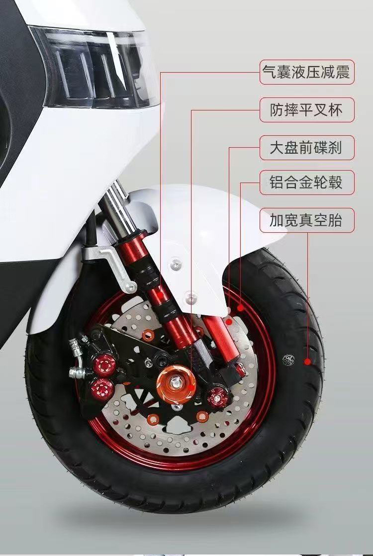 Electric Motorcycle Universal Mobility Scooter Battery Car for Men and Women Commuting Delivery Drivers with Long Battery Life