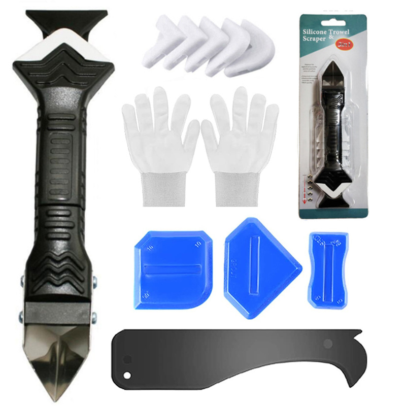 13件套3合1密封工具套件(不锈钢头),替换硅胶垫,油漆抛光工具套装