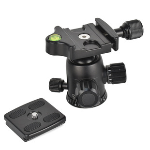 Live Broadcast Tripod Panoramic Ball Head Metal Universal Ball Head Aluminum Alloy Fine-Tuning Mobile Phone Live Broadcast Head Wholesale