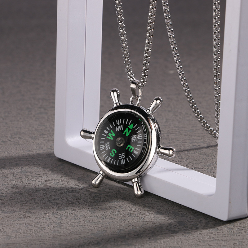 Edelstahl Herren Halskette Legierung Anhänger Hip Hop personalisierte trendige lange Pullover Kette_voghion.com