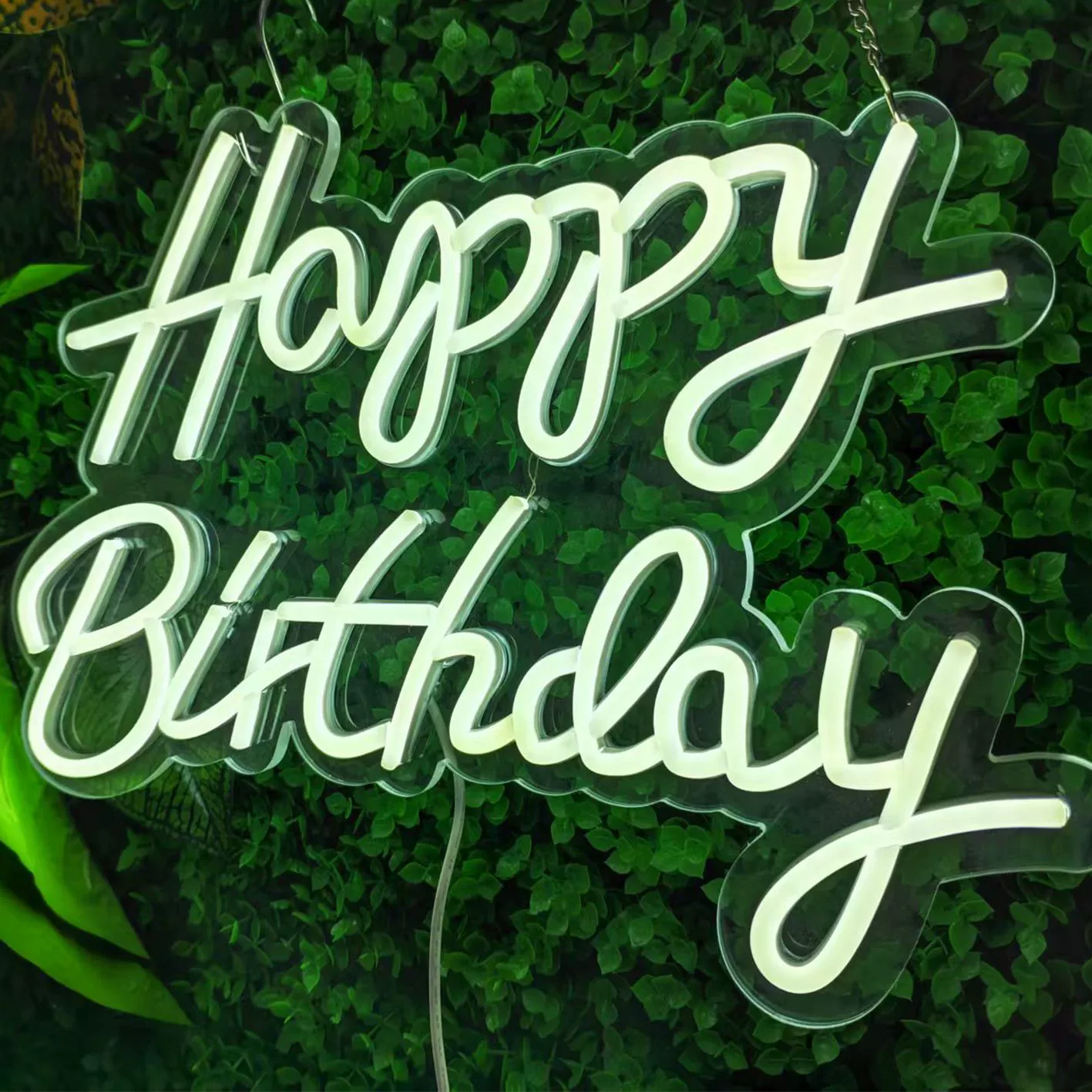Happy birthday неоновая реклама вывеска светодиодный с днем рождения световой знак неоновый свет