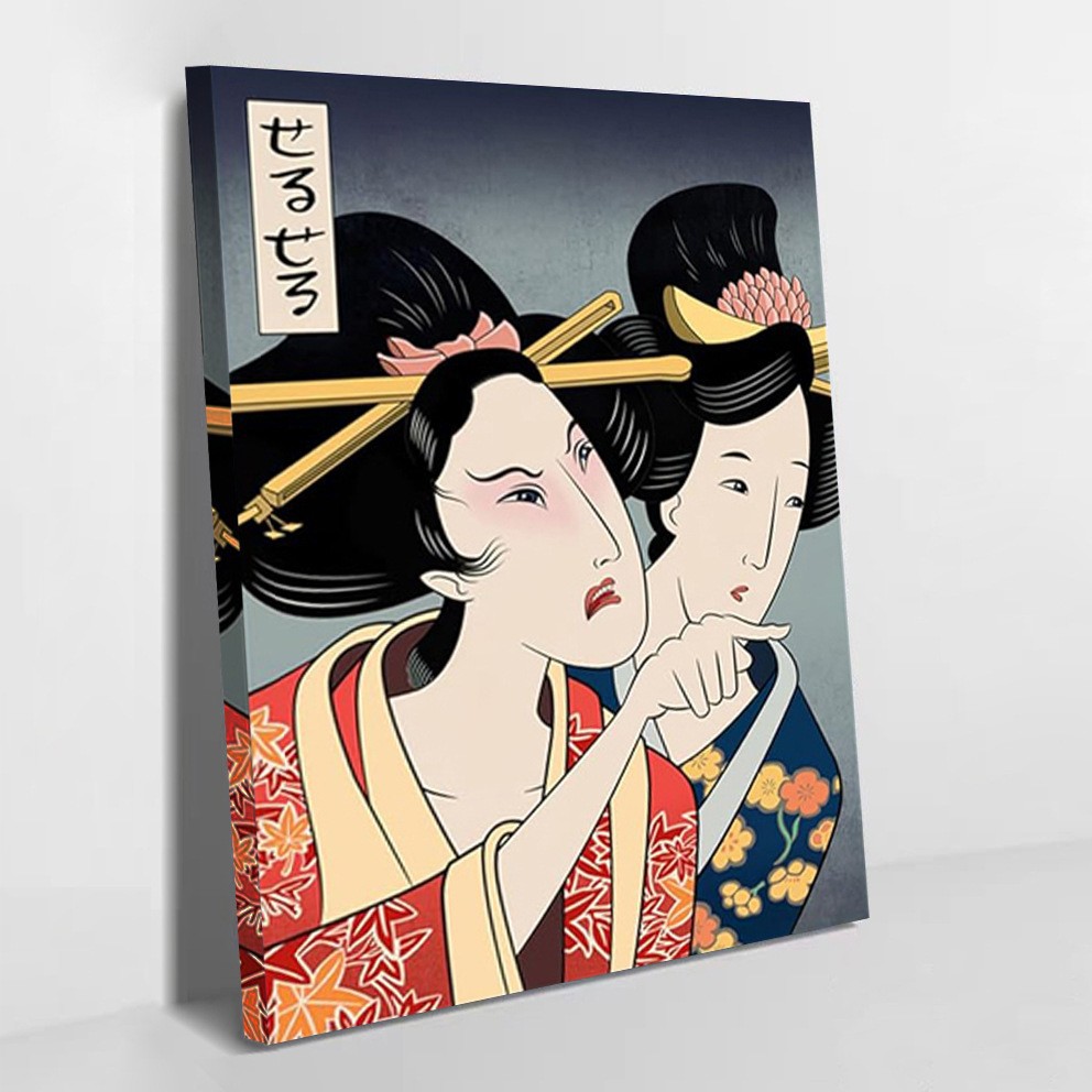 프레임리스 페인팅 완성품 B (소나무 내부 프레임 + 컬렉션 등급 캔버스 + EPSON 오리지널 잉크 잉크젯 프린팅)