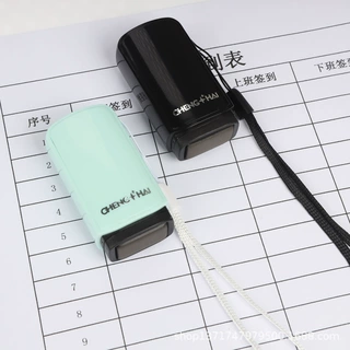 定制名字签名印章材料0818光敏印章多色外壳含光敏垫实用刻字
