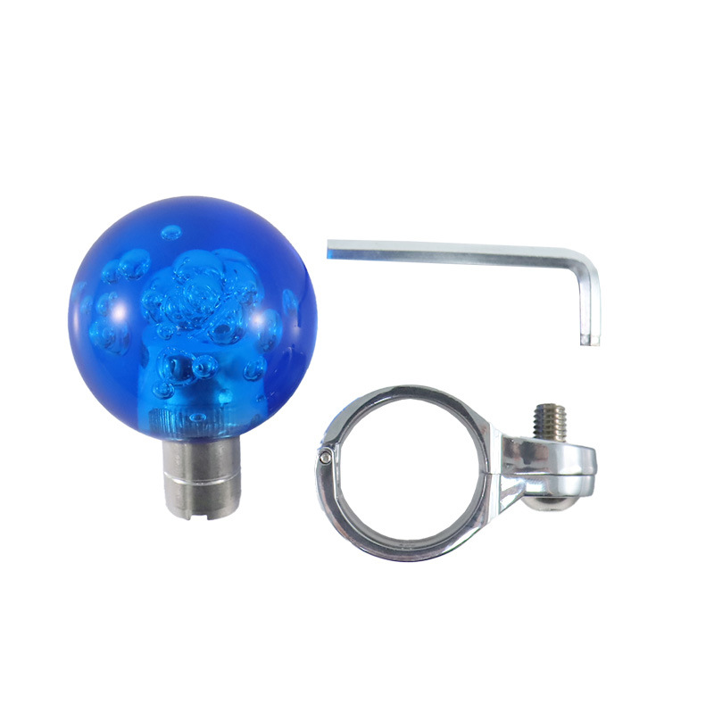 JDM car and truck steering wheel auxiliary handle power assist rotation knob ball acrylic universal power ball