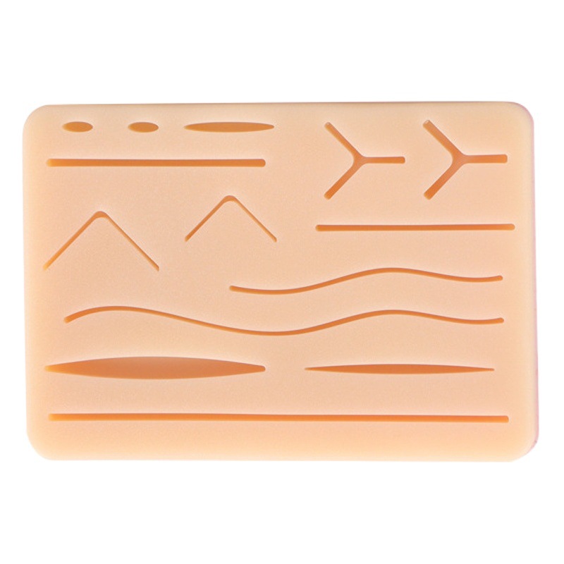 Equipo de práctica de sutura quirúrgica Paquete de equipo de entrenamiento de sutura de comercio exterior paquete de herramientas de práctica traje de práctica quirúrgica de silicona