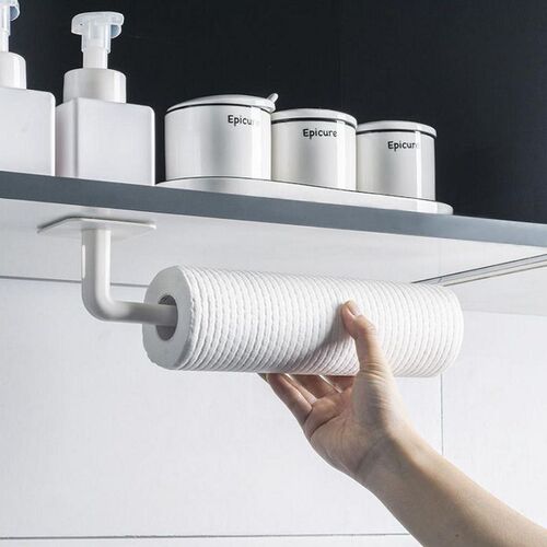 No-punch hooks, strong adhesive hangers, wall-mounted kitchen shelves, creative seamless adhesive hooks behind the door