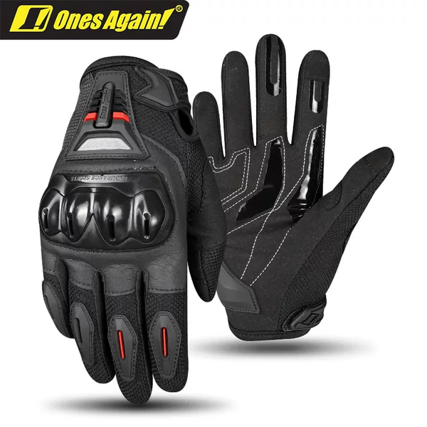 Summer Motorcycle Gloves Motorcycle Riding Anti-fall Full Finger Breathable Protection Male Knight Motorcycle Off-road Racing Equipment