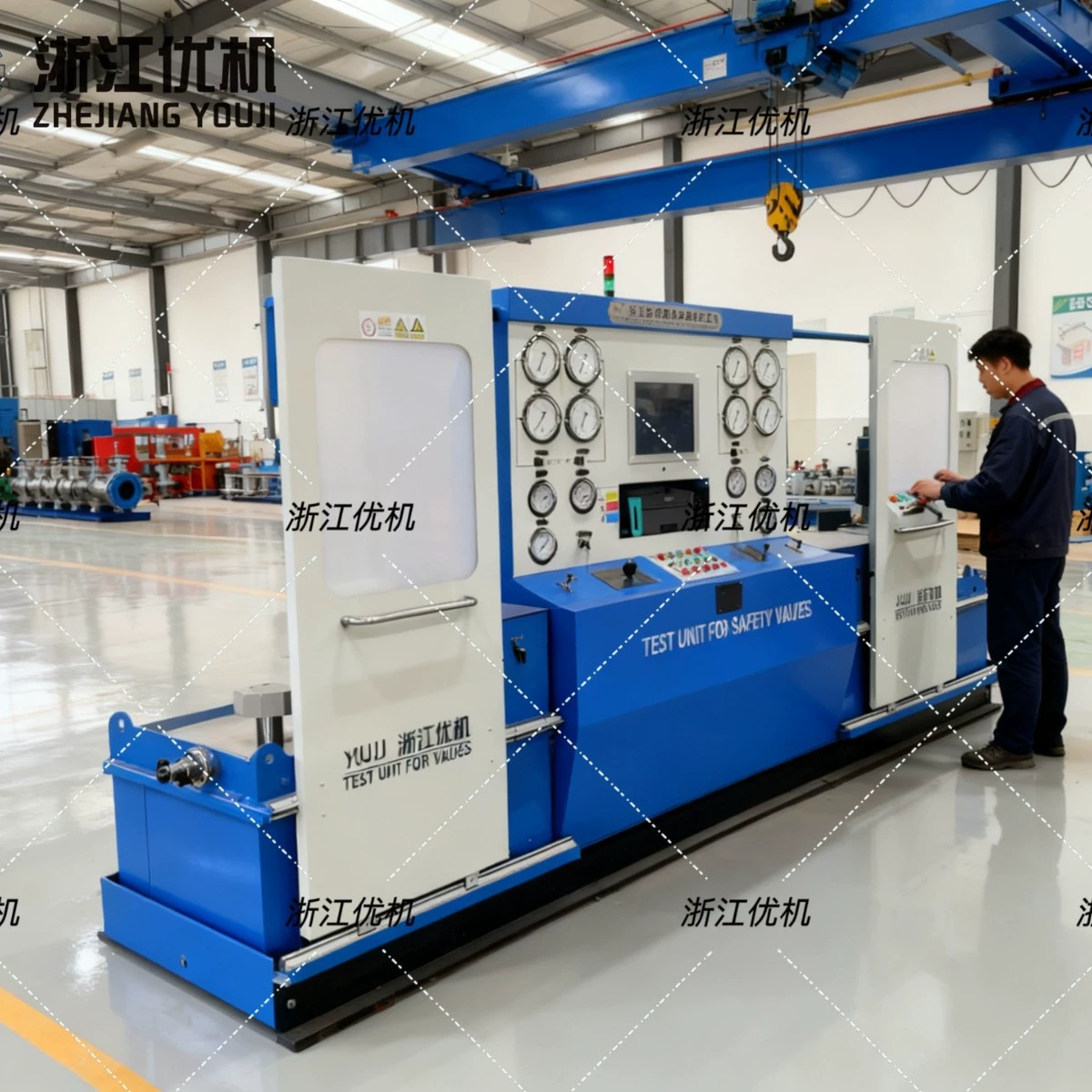 Стенд для испытания клапанов на давление