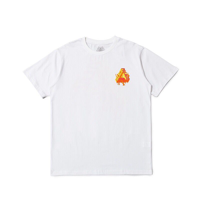 欧米の潮牌palace三角形双紗プリント高品質男女カジュアル半袖tシャツ|undefined