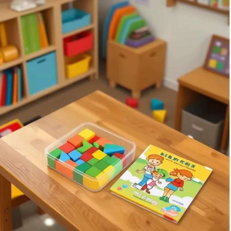 Wooden three dimensional constructor, brainteaser, smart toy, volume geometry
