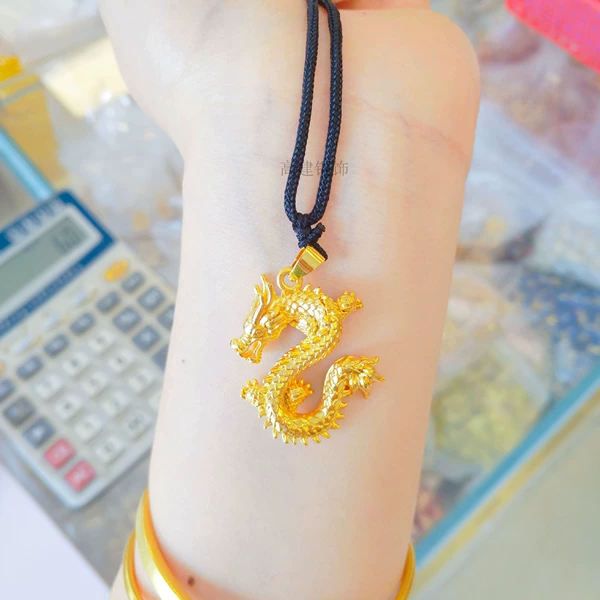 Dragon pendant+black rope