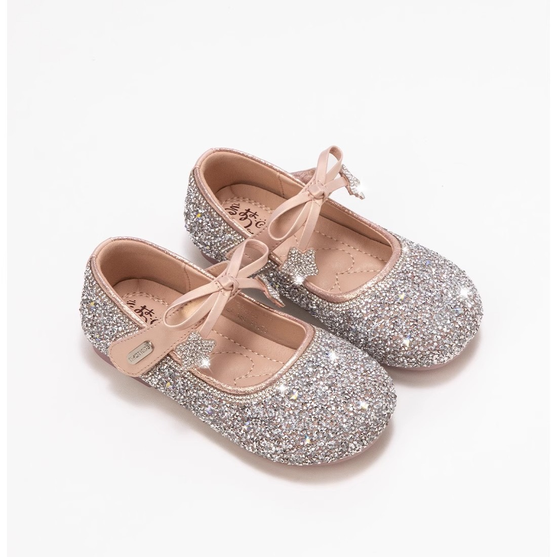 Zapatos de princesa para niñas zapatos de cuero para niños 2026 nuevo primavera y otoño zapatos de cristal para niñas con suela suave zapatos de moda image 5