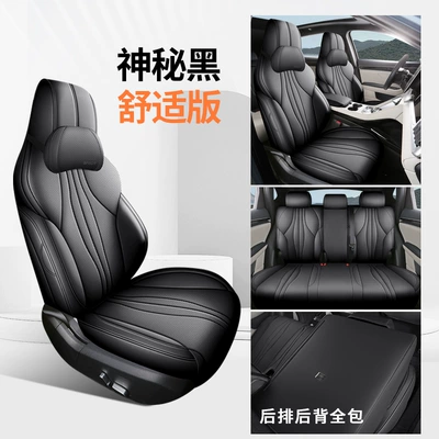 Seat Cover ev Cushion — Four Seasons Pad - mysterious-black-comfort-edition-rear-all-inclusive-song-plusdmiev