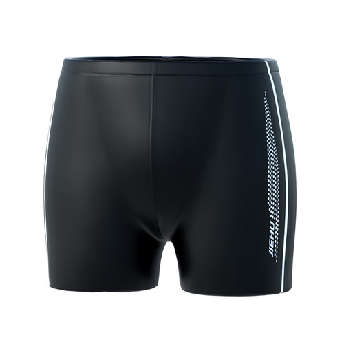 Men's swimming trunks, swimming cap, boxer swimming trunks, men's anti-embarrassing quick-drying swimming trunks, swimming trunks, two-piece set, beach trunks, swimming cap