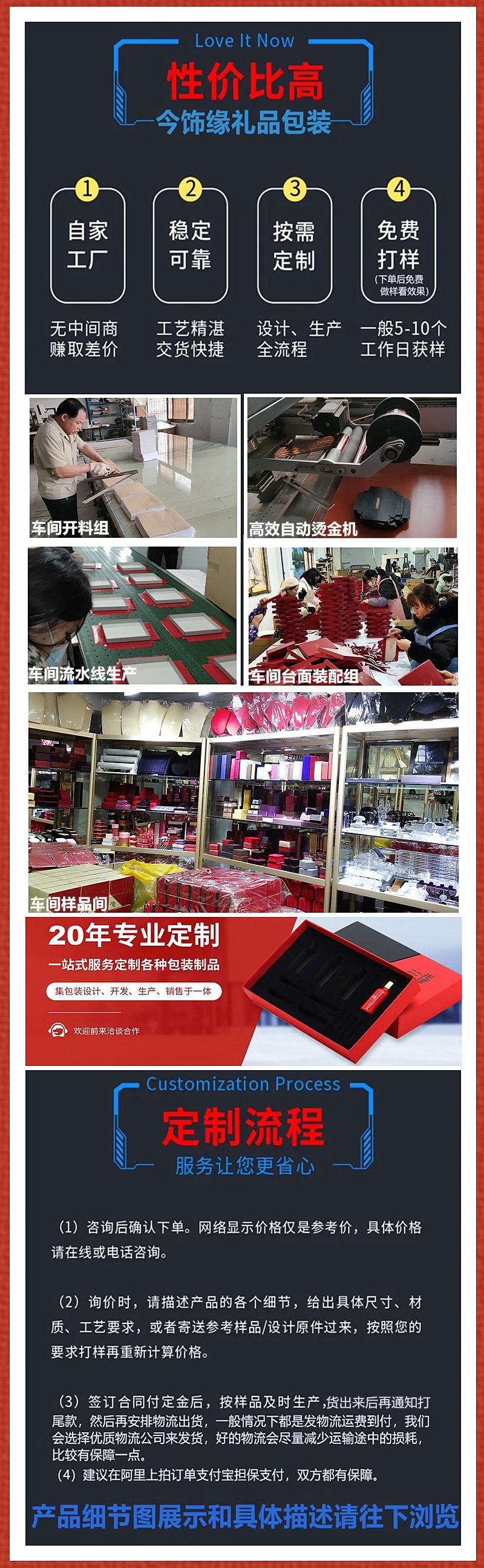 详情页红色框合格海报