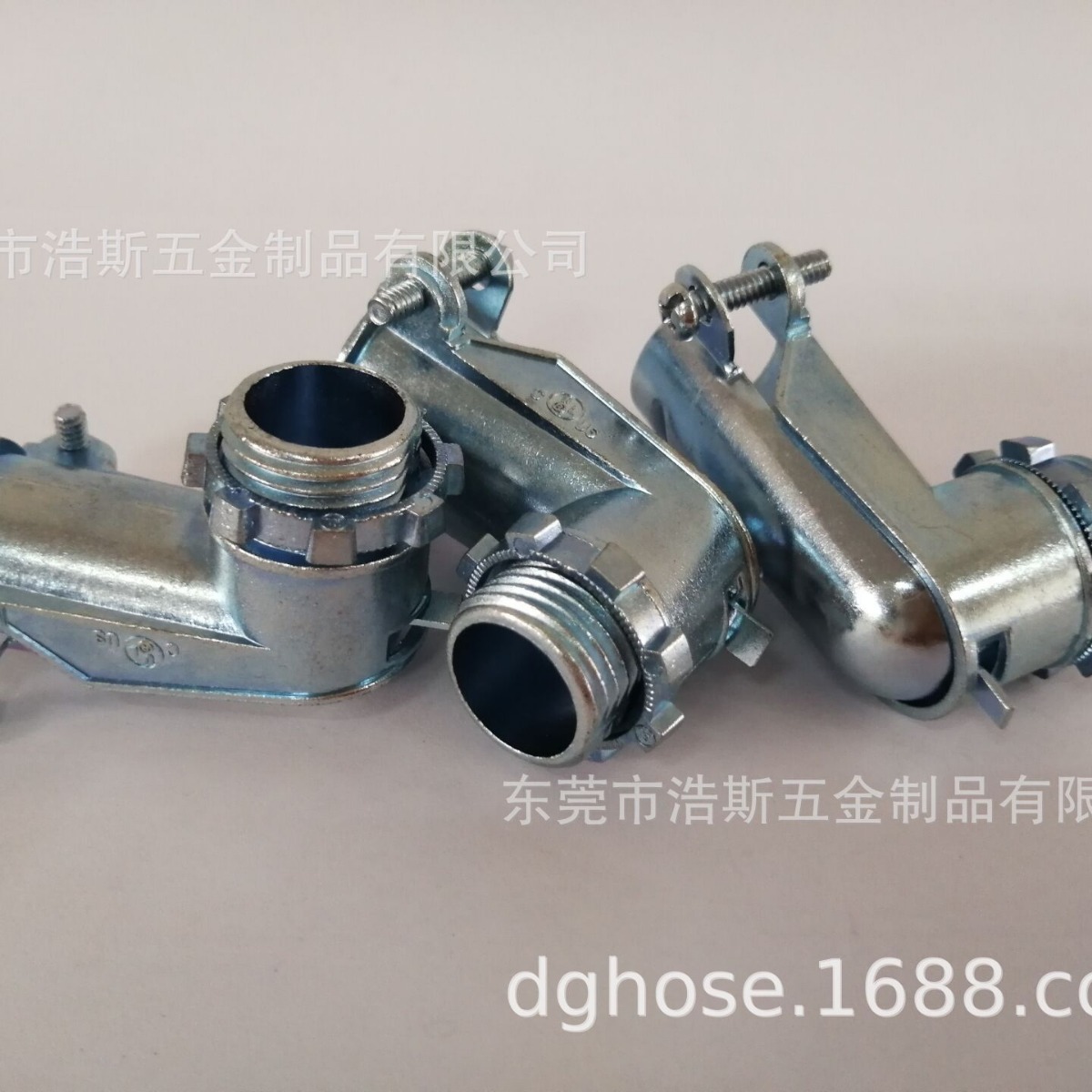 批发金属软管UL接头 金属软管锌合金接头HS222