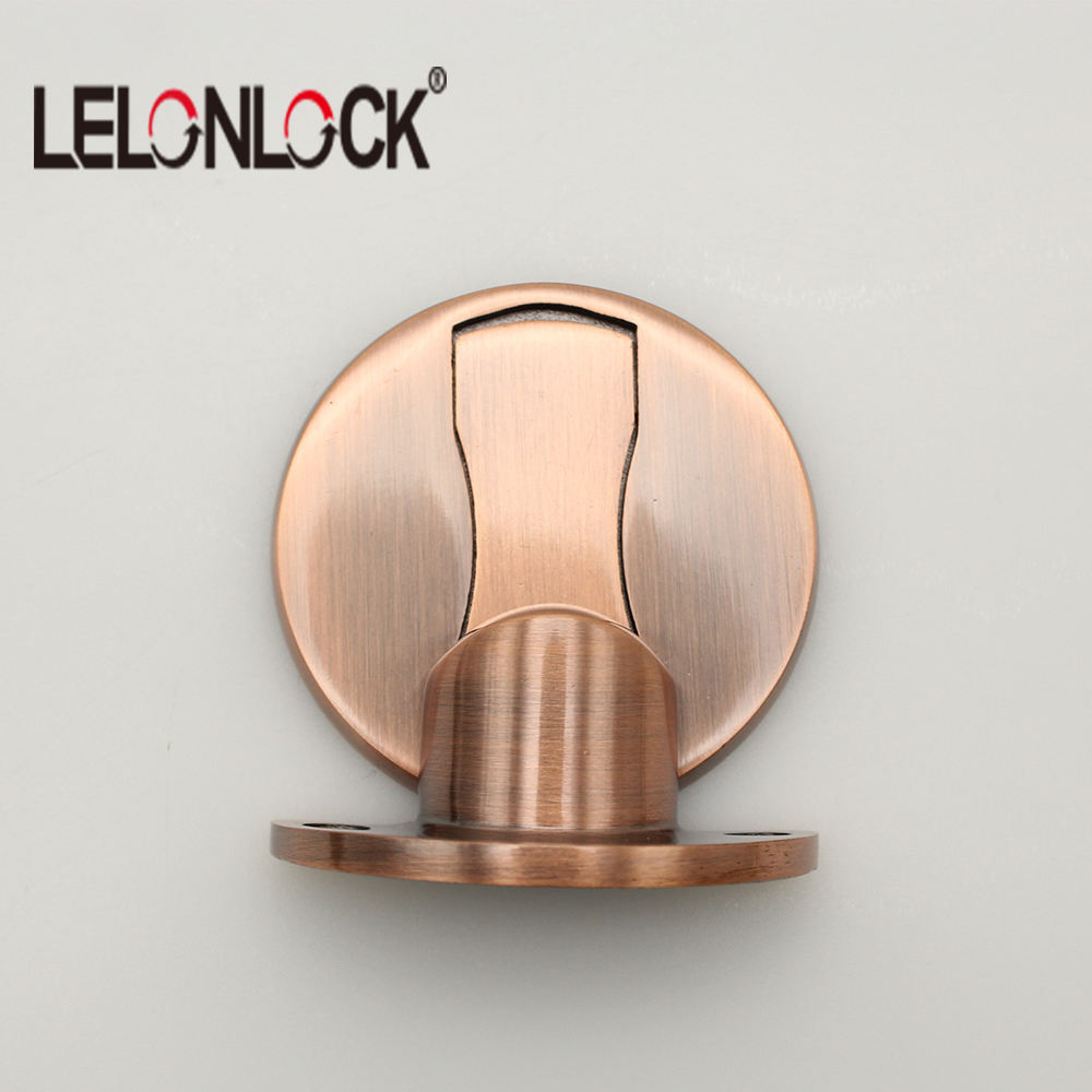 Personalizada fundición fina 304 acero inoxidable succión de suelo puerta interior sin perforación de puertas de montaje magnético fuerte succión de suelo agujero oscuro succión de suelo invisible