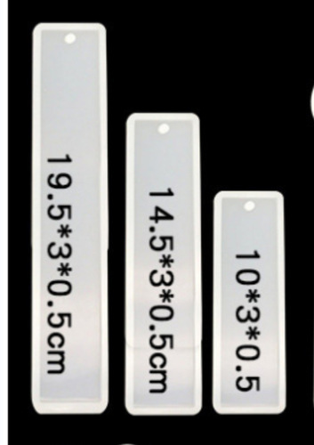 DIY crystal resin bookmark mold handmade jewelry resin ruler mold